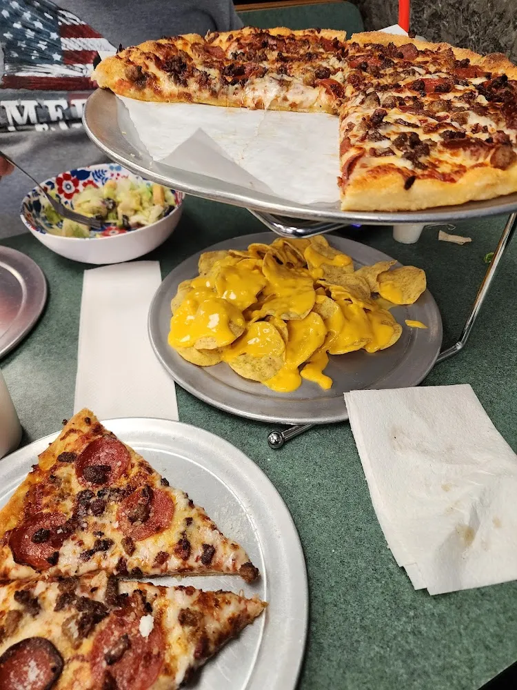 Meat Lovers Pizza Nachos Salad
